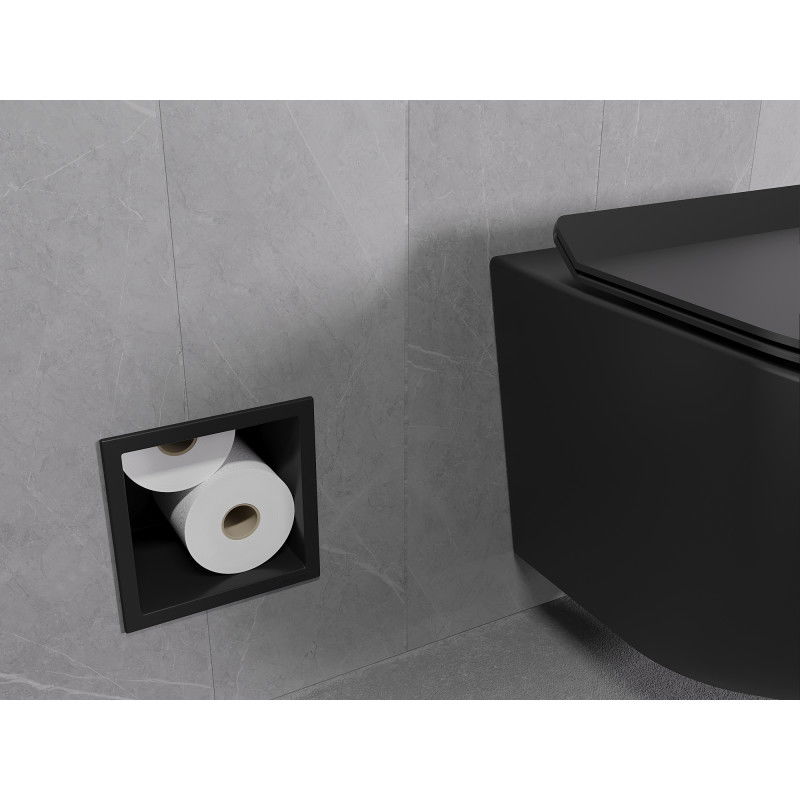 Mexen X-Wall-B zásobník na toaletný papier, čierny - 1975
