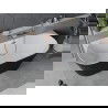 Mexen Oval Slim voľne stojaca vaňa pri stene 170 x 80 cm, biela/čierna, prepad medený kartáčovaný - 52661708075-65