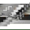 Mexen Nila voľne stojaca ryhovaná vaňa 170 x 75 cm, biela/čierna, čierny prepad - 52841708075-70