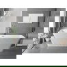 Mexen Tava voľne stojaca ryhovaná vaňa 170 x 75 cm, biela, prepad chróm - 52851707500-01