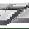 Mexen Tava voľne stojaca ryhovaná vaňa 170 x 75 cm, biela, prepad chróm - 52851707500-01