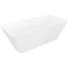 Mexen Tava ryhovaná voľne stojaca vaňa 170 x 75 cm, biela, biely prepad - 52851707500-20