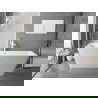 Mexen Tava ryhovaná voľne stojaca vaňa 170 x 75 cm, biela, biely prepad - 52851707500-20