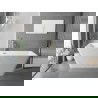 Mexen Tava voľne stojaca ryhovaná vaňa 170 x 75 cm, biela, prepad zlatý - 52851707500-50