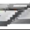Mexen Tava voľne stojaca ryhovaná vaňa 170 x 75 cm, biela, prepad ružové zlato - 52851707500-60
