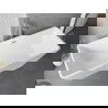 Mexen Tava voľne stojaca vaňa ryhovaná 170 x 75 cm, biela, prepad brúsený nikel - 52851707500-97