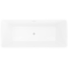 Mexen Tava voľne stojaca ryhovaná vaňa 170 x 75 cm, biela/čierna, biely prepad - 52851707575-20