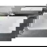 Mexen Tava voľne stojaca ryhovaná vaňa 170 x 75 cm, biela/čierna, biely prepad - 52851707575-20