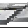 Mexen Tava voľne stojaca ryhovaná vaňa 170 x 75 cm, biela/čierna, prepad zlatý kartáčovaný - 52851707575-55