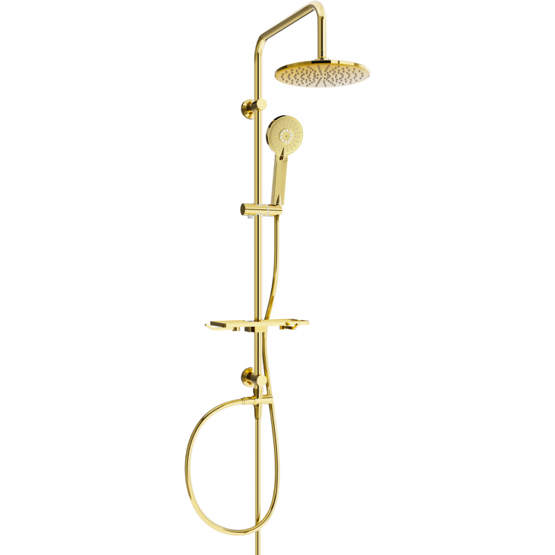 Mexen T40 sprchový stĺp, zlatý - 798404093-50