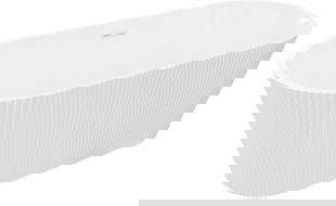 Mexen Yara voľne stojaca vaňa ryhovaná 170 x 75 cm, biela, biely prepad - 52861707500-20