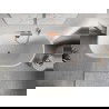Mexen Oris voľne stojaca prístenná ryhovaná vaňa 150 x 75 cm, biela, prepad ružové zlato - 52871507500-60