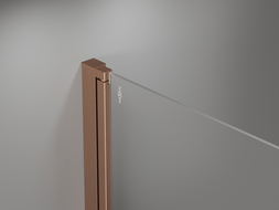 Mexen Mist-B sprchové dvere otváracie 70 cm, priehľadné, brúsená meď - 8A2-070-000-65-00