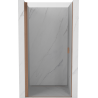 Mexen Mist-B otočné sprchové dvere 75 cm, transparentné, brúsená meď - 8A2-075-000-65-00