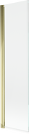 Mexen Mist sprchová zástena 1-krídlová 50 x 150 cm, transparentná, zlatá - 8A9-050-001-50-00