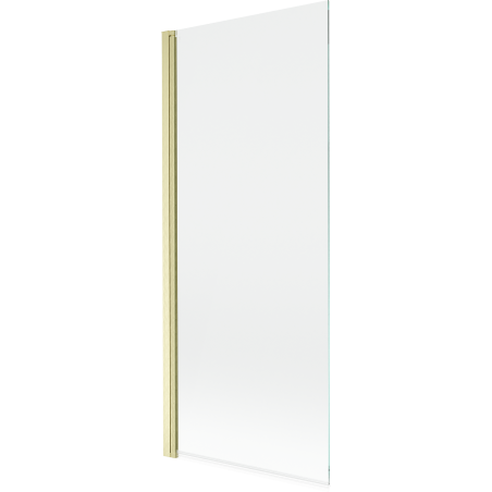Mexen Mist sprchová zástena s 1 krídlom 80 x 150 cm, priehľadná, zlatá kartáčovaná - 8A9-080-001-55-00