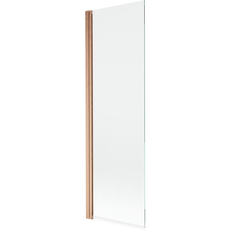 Mexen Mist sprchový záves 1-krídlový 70 x 150 cm, transparentný, brúsená meď - 8A9-070-001-65-00