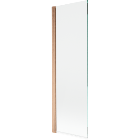Mexen Mist sprchová zástena 1-krídlová 70 x 150 cm, transparentná, brúsená meď - 8A9-070-001-65-00