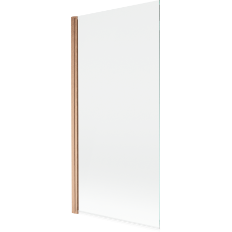 Mexen Mist sprchová zástena 1-krídlová 90 x 150 cm, číra, brúsená meď - 8A9-090-001-65-00