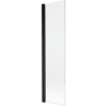 Mexen Mist sprchová zástenka 1-krídlová 50 x 150 cm, transparentná, čierna - 8A9-050-001-70-00