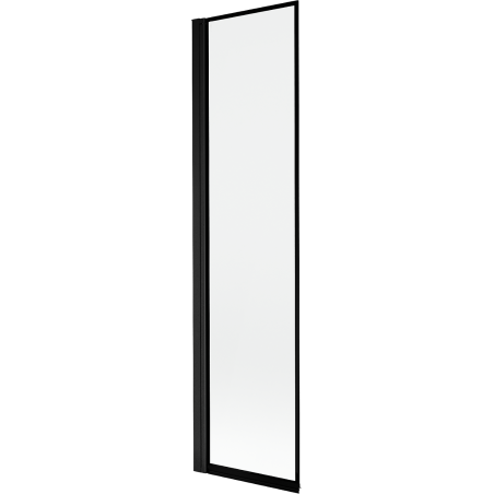 Mexen Mist sprchový štít 1-krídlový ľavý 50 x 150 cm, čierny rám, čierny - 8A9-050-001-70-70-L