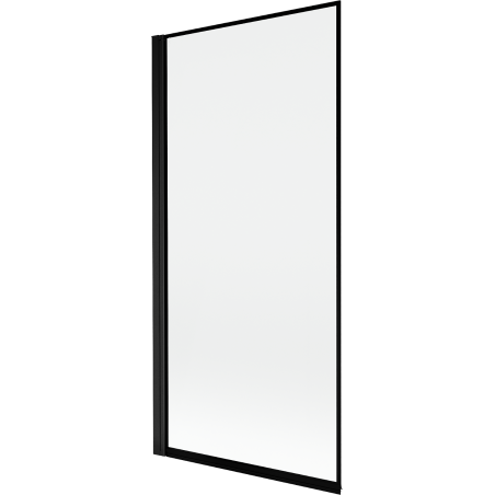 Mexen Mist sprchová zástená 1-krídlová ľavá 90 x 150 cm, čierny rám, čierna - 8A9-090-001-70-70-L
