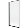 Mexen Mist sprchová zástená 1-krídlová ľavá 90 x 150 cm, čierny rám, čierna - 8A9-090-001-70-70-L