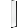 Mexen Mist sprchová zástenka 1-krídlová pravá 50 x 150 cm, čierny rám, čierna - 8A9-050-001-70-70-P