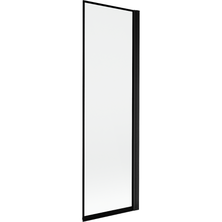 Mexen Mist sprchový záves 1-dielny pravý 60 x 150 cm, čierny rám, čierny - 8A9-060-001-70-70-P