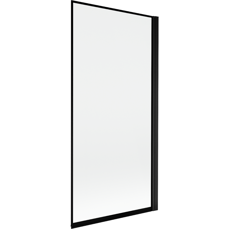 Mexen Mist sprchová zástena, 1-krídlová pravá 90 x 150 cm, čierny rám, čierna - 8A9-090-001-70-70-P