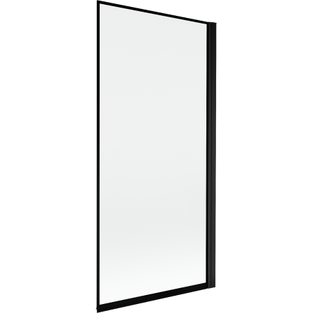 Mexen Mist sprchová zástena, 1-krídlová pravá 90 x 150 cm, čierny rám, čierna - 8A9-090-001-70-70-P
