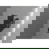 Mexen Mist-B sprchové dvere otváravé pravé 70 cm, čierna mriežka, čierne - 8A2-070-000-70-77-P