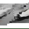 Mexen Lira voľne stojaca vaňa vzor 170 x 80 cm, biela/čierna, biely prepad- 52831708075-20