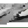 Mexen Lira voľne stojaca vaňa vzor 170 x 80 cm, biela/čierna, prepad gun metal - 52831708075-95