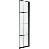 Mexen Mist sprchová zástena 1-krídlová pravá 50 x 150 cm, čierna mriežka, čierna - 8A9-050-001-70-77-P