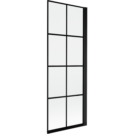 Mexen Mist sprchová zástenka 1-krídlová pravá 70 x 150 cm, čierna mriežka, čierna - 8A9-070-001-70-77-P