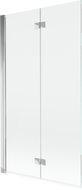 Mexen Mist sprchová zástena 2-dverová ľavá 100 x 150 cm, transparentná, chróm - 8A9-100-002-01-00-L
