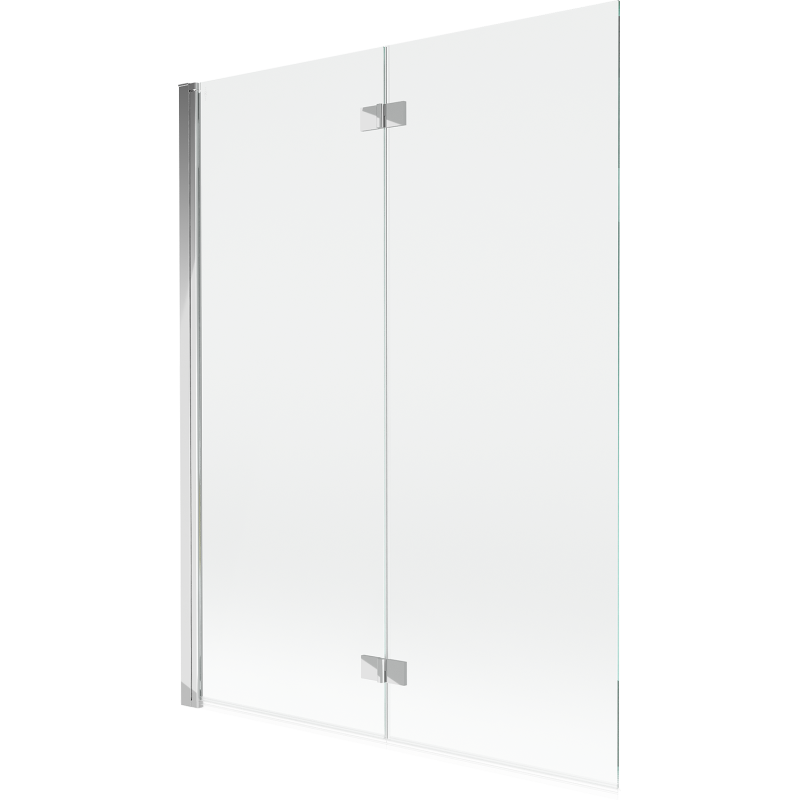 Mexen Mist vaňová zástena 2-krídlová ľavá 130 x 150 cm, transparentná, chróm - 8A9-130-002-01-00-L