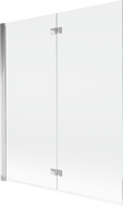 Mexen Mist sprchová zástena 2-krídlová ľavá 140 x 150 cm, transparentná, chróm - 8A9-140-002-01-00-L