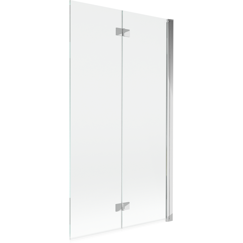 Mexen Mist zástenna do sprchy 2-krídlová pravá 100 x 150 cm, transparentná, chróm - 8A9-100-002-01-00-P