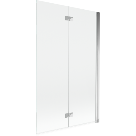 Mexen Mist sprchová zástenka dvojkrídlová pravá 110 x 150 cm, transparentná, chróm - 8A9-110-002-01-00-P
