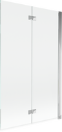 Mexen Mist sprchová zástenka dvojkrídlová pravá 110 x 150 cm, transparentná, chróm - 8A9-110-002-01-00-P