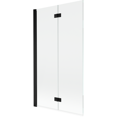 Mexen Mist sprchová zástena 2-krídlová ľavá 100 x 150 cm, transparentná, čierna - 8A9-100-002-70-00-L