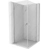 Mexen Mist-B Duo sprchový kút 70 x 70 cm, transparentný, chróm - 8A2-070-070-01-00