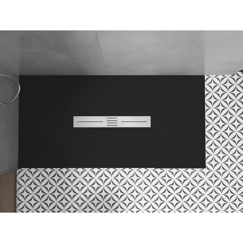 Mexen Toro priamočiarna vanička SMC 180 x 90 cm, čierna - 43709018