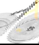 Mexen Eiva sklenené umývadlo na dosku 39 x 39 cm, transparentné - 24163900