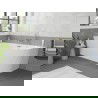 Mexen Silo voľne stojaca rohová ľavá ryhovaná vaňa 170 x 80 cm, biela, zlatý prepad - 52891708000L-50