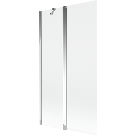 Mexen Mist sprchový zásteny 2-krídlový 100 x 150 cm, transparentný, chróm - 8A9-100-011-01-00