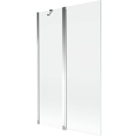 Mexen Mist sprchová zástená dvojkrídlová 110 x 150 cm, transparentná, chróm - 8A9-110-011-01-00