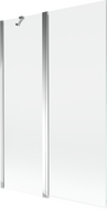 Mexen Mist sprchová zástena 2-krídlová 120 x 150 cm, transparentná, chróm - 8A9-120-011-01-00